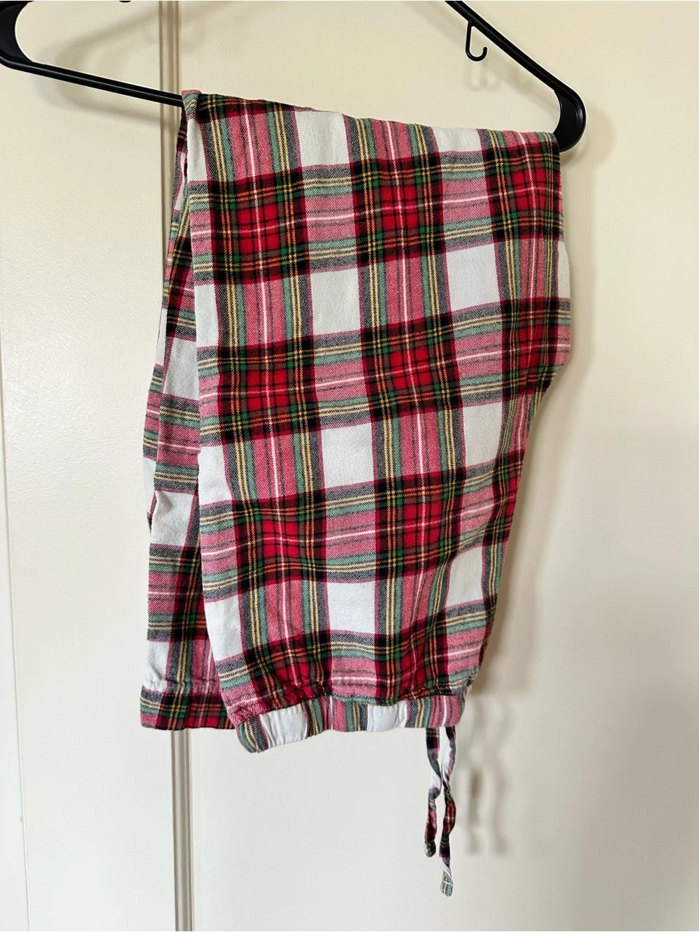 Hanna Andersson XS Red Plaid Cotton Pajama set
